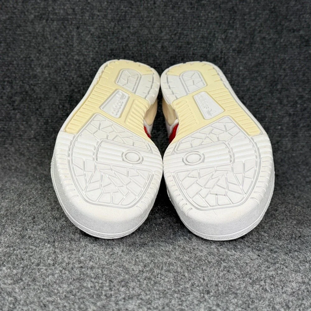 Adidas Rivalry Low Premium Sneakers Men's 10 White Scarlet Athletic Retro Shoes